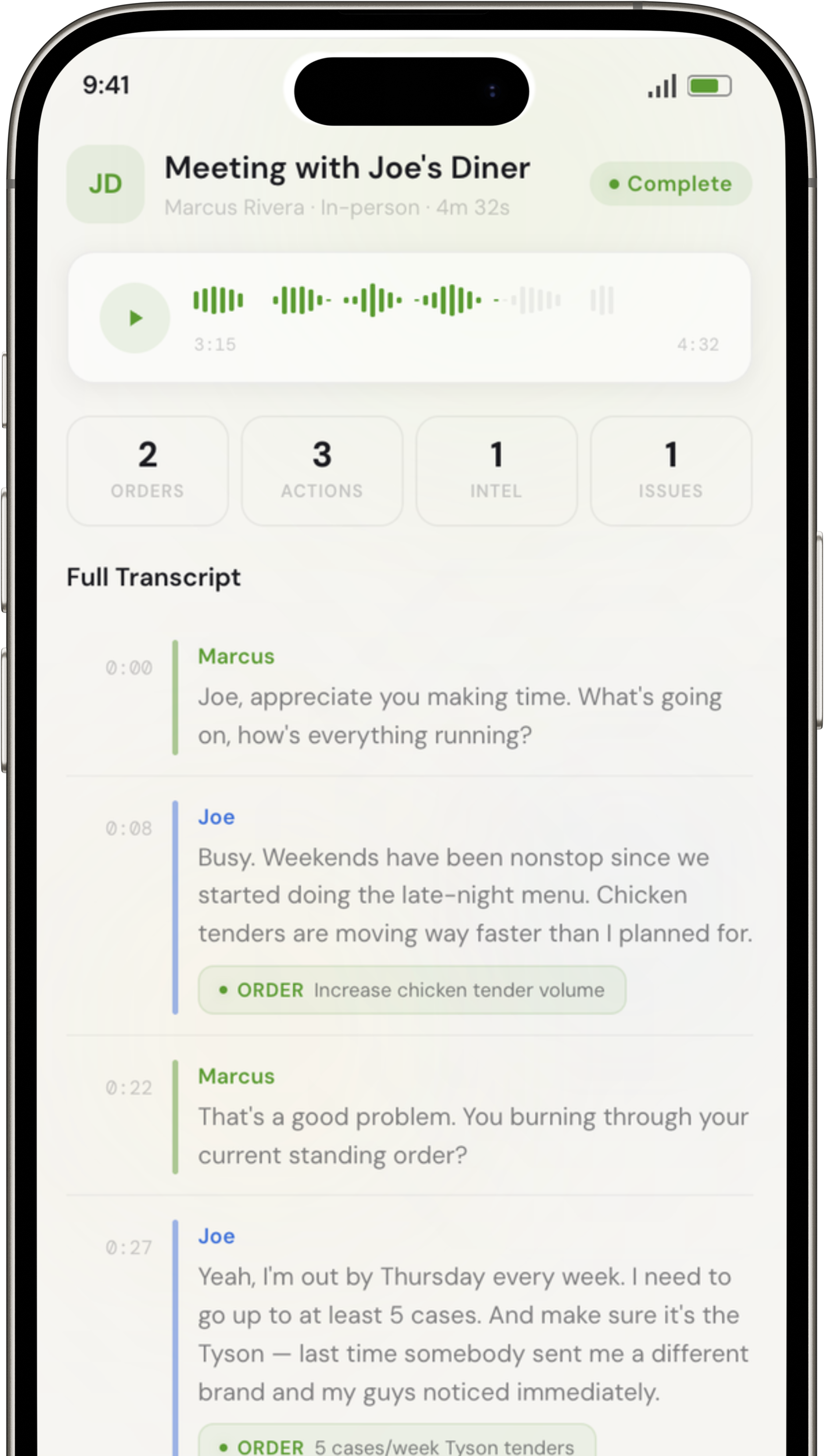 Interaction Transcription